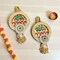 Shubh Labh Hanging Decor Indian Traditional Gift Item for Office Home Entrance Decor Wall Art Diwali Decoration Housewarming Wedding Return Gifts Deepawali Puja Temple Decor